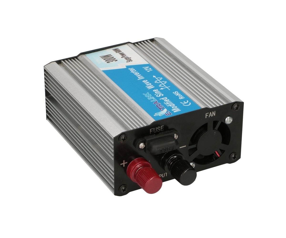 EXTRALINK Extralink CAR VOLTAGE CONVERTER 12V - 230V, 300W, MODIFIED SINUS OPIM-300W adattatore e invertitore Auto Metallico - BATTERIE E ALIMENTATORI | TecnoCARE.net Sabaudia, Latina, Terracina, San Felice Circeo e Pontinia