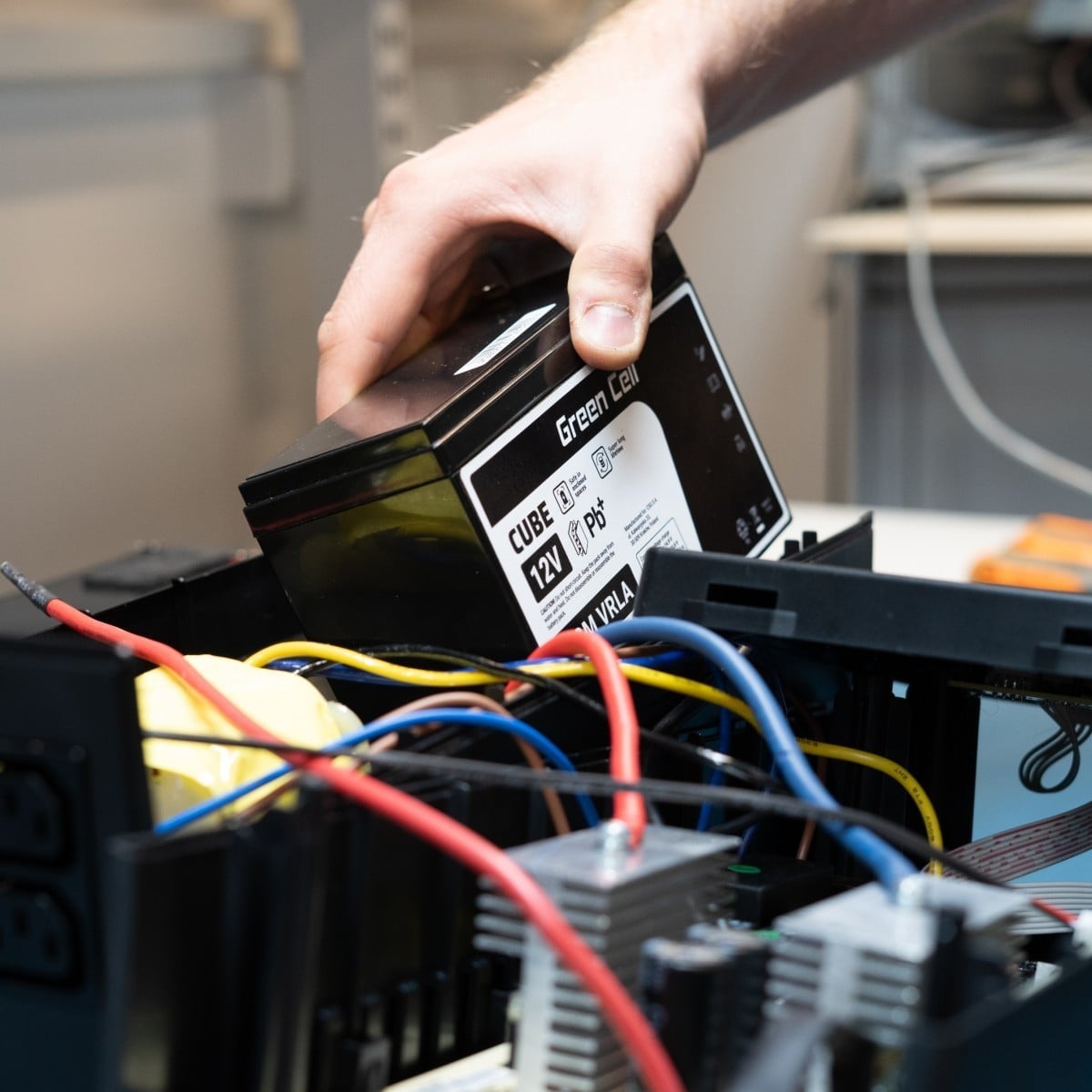 GREEN CELL Green Cell Cube AGM VRLA IP54 6V 5Ah batteria senza manutenzione per sistemi di allerta, registratori di cassa, giocattoli - BATTERIE E ALIMENTATORI | TecnoCARE.net Sabaudia, Latina, Terracina, San Felice Circeo e Pontinia