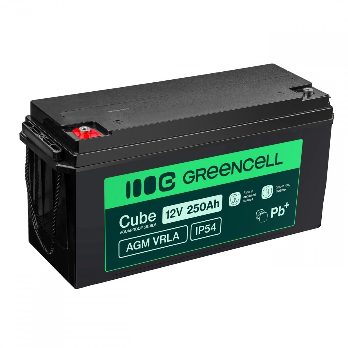 GREEN CELL Green Cell Cube AGM VRLA IP54 12V 250Ah batteria senza manutenzione per camper, fotovoltaico, pannelli solari e barche - BATTERIE E ALIMENTATORI | TecnoCARE.net Sabaudia, Latina, Terracina, San Felice Circeo e Pontinia