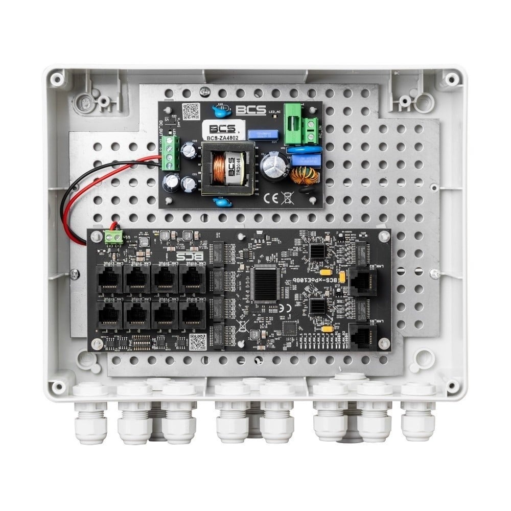 BCS BCS BCS-IP8Gb/Z/E-S Set di alimentazione PoE per telecamere IP fino a 8 ricevitori - SICUREZZA | TecnoCARE.net Sabaudia, Latina, Terracina, San Felice Circeo e Pontinia