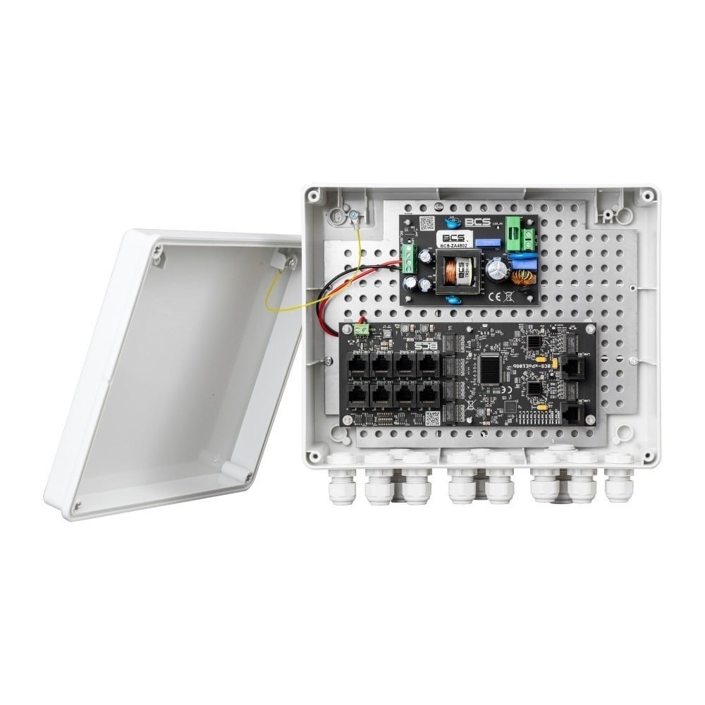 BCS BCS BCS-IP8Gb/Z/E-S Set di alimentazione PoE per telecamere IP fino a 8 ricevitori - SICUREZZA | TecnoCARE.net Sabaudia, Latina, Terracina, San Felice Circeo e Pontinia