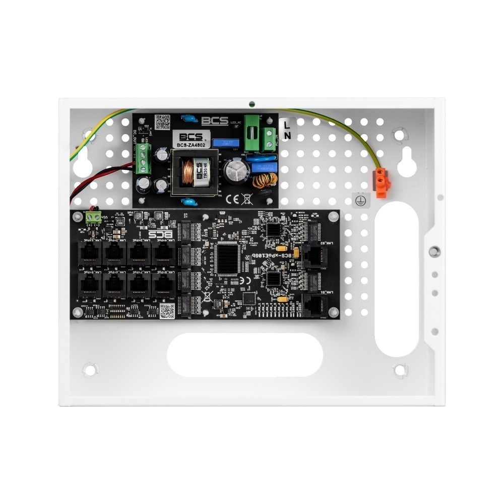 BCS BCS BCS-IP8Gb/E-S/E Set di alimentazione PoE per telecamere IP fino a 8 ricevitori - SICUREZZA | TecnoCARE.net Sabaudia, Latina, Terracina, San Felice Circeo e Pontinia