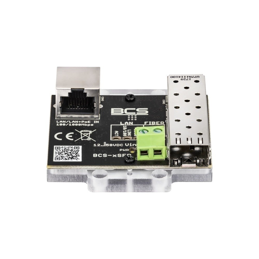 BCS BCS BCS-xSFP Convertitore Mediale UTP SFP 10/100/1000Mbps con PoE - RETI | TecnoCARE.net Sabaudia, Latina, Terracina, San Felice Circeo e Pontinia