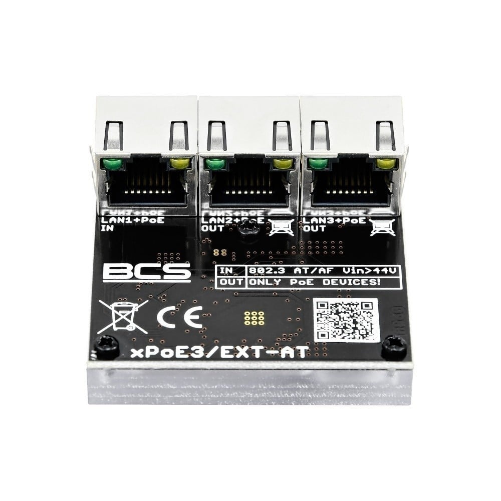 BCS BCS BCS-xPoE3/EXT-AT Switch PoE a 3 porte 10/100Mbps con alimentazione PoE - RETI | TecnoCARE.net Sabaudia, Latina, Terracina, San Felice Circeo e Pontinia