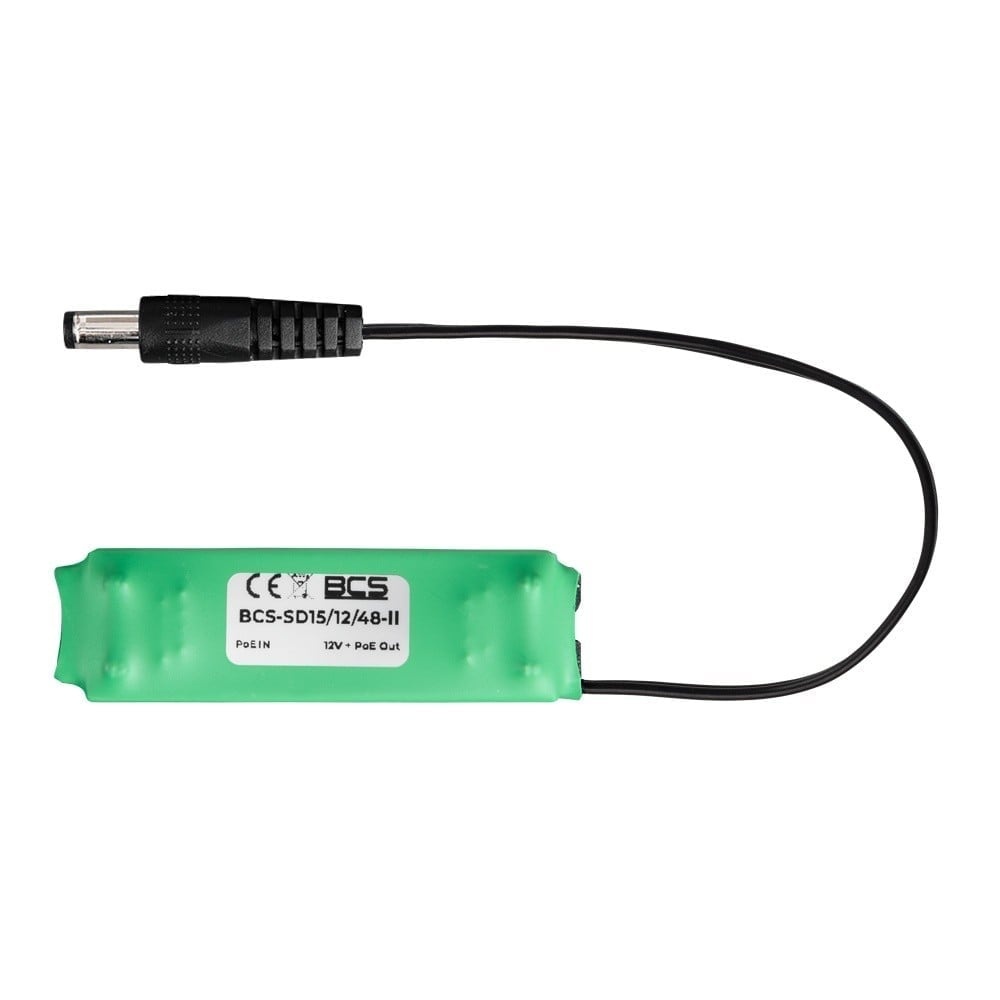 BCS BCS BCS-SD15/12/48-II Convertitore PoE 12V DC con Stabilizzazione della Tensione 1A - PROTEZIONE CIRCUITI | TecnoCARE.net Sabaudia, Latina, Terracina, San Felice Circeo e Pontinia