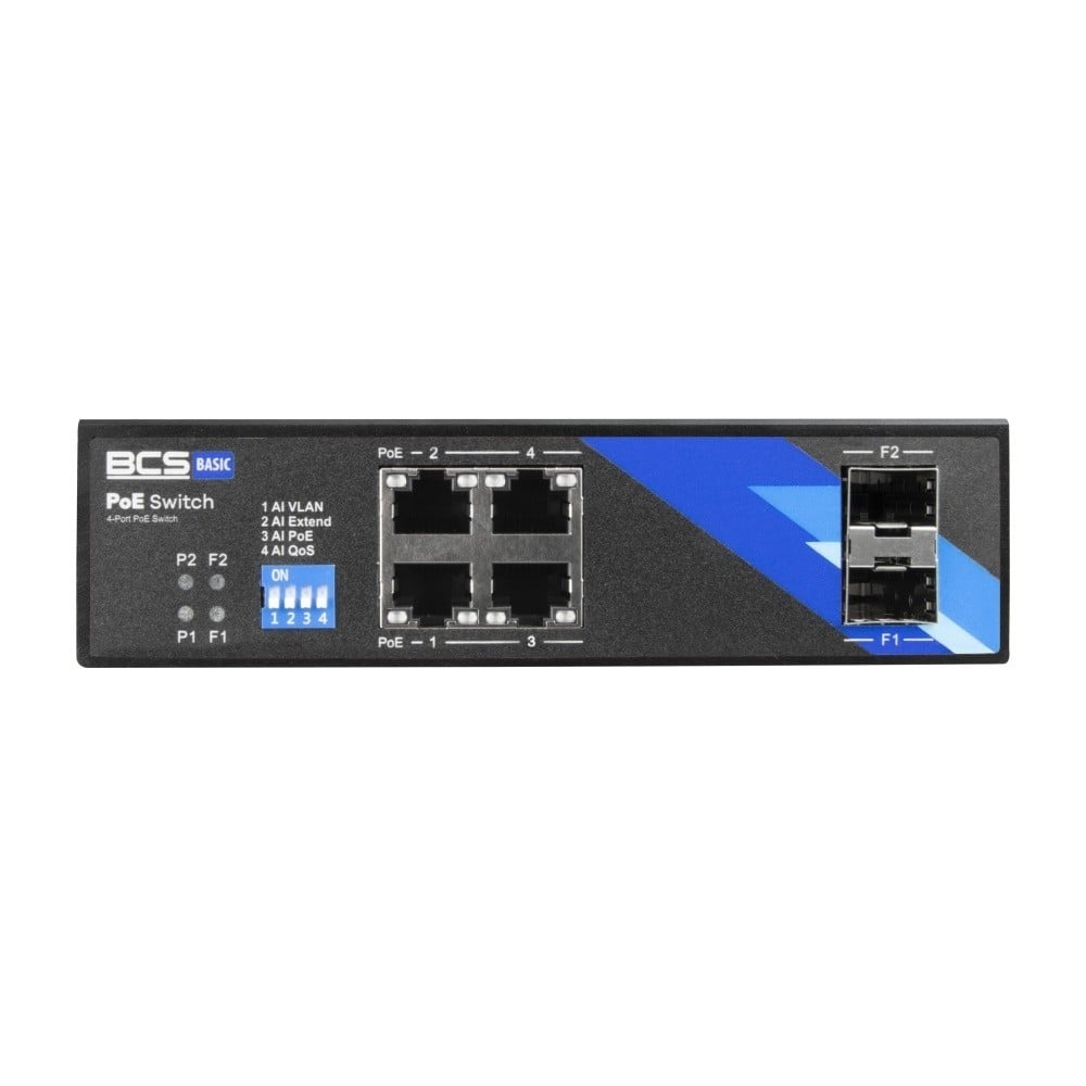 BCS BCS BCS-B-ISP04G-2SFP Interruttore PoE Industriale 4 Porte su Controguida DIN 1Gbps con 2xSFP - RETI | TecnoCARE.net Sabaudia, Latina, Terracina, San Felice Circeo e Pontinia