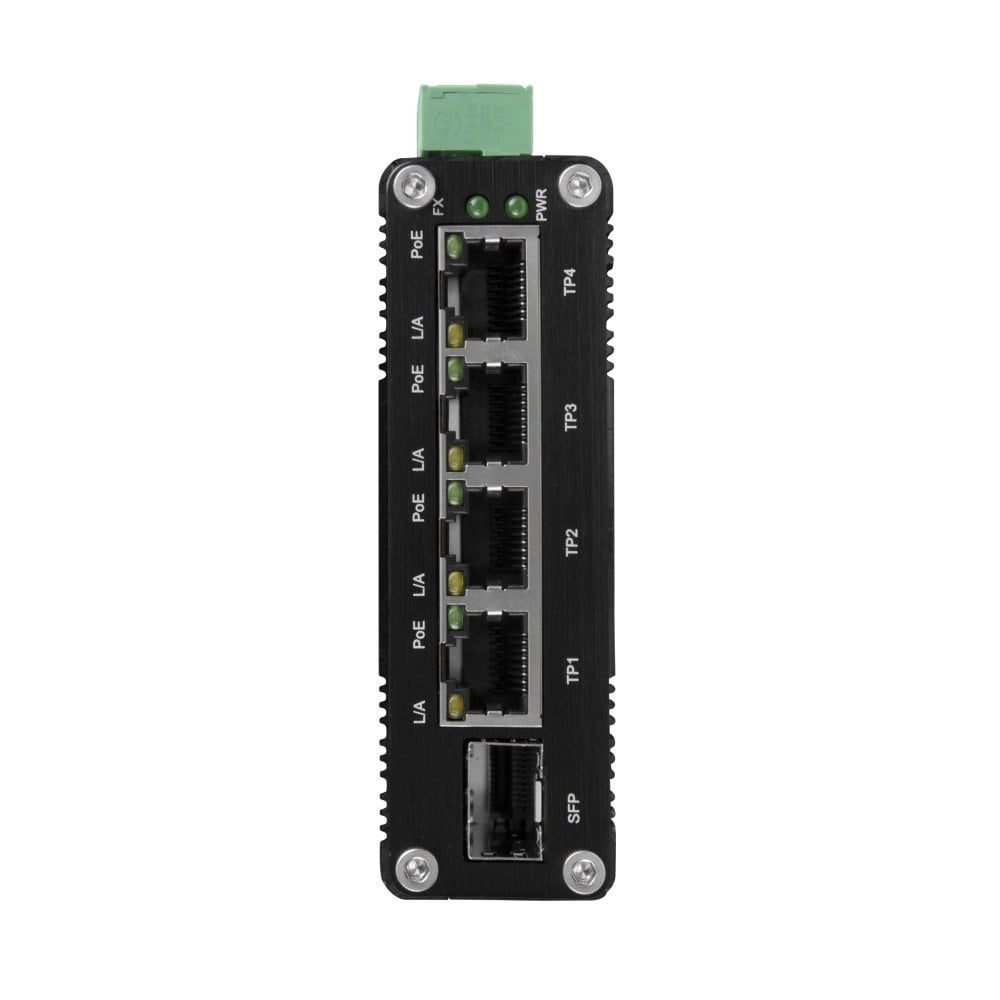BCS BCS BCS-ISP04G-1SFP Interruttore PoE Industriale 4 Porte 1Gbps per Rail DIN - RETI | TecnoCARE.net Sabaudia, Latina, Terracina, San Felice Circeo e Pontinia