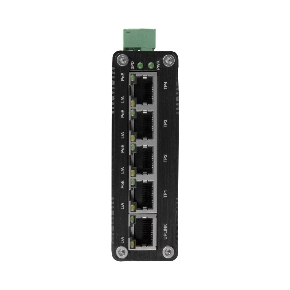 BCS BCS BCS-ISP04G01G Switch PoE Industriale a 4 Porte per Montaggio su Rotaia DIN 120W - RETI | TecnoCARE.net Sabaudia, Latina, Terracina, San Felice Circeo e Pontinia