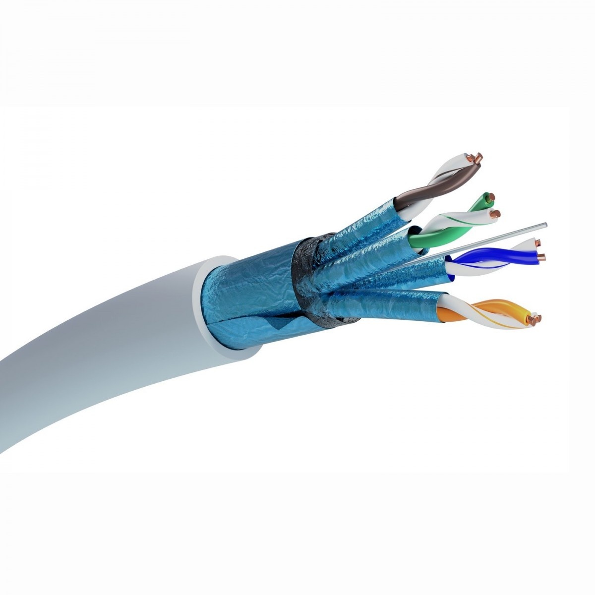 EXTRALINK Extralink EX.96617 Cavo di rete Cat6A F/FTP interno 50m - CAVI PER COMPUTER E PERIFERICHE | TecnoCARE.net Sabaudia, Latina, Terracina, San Felice Circeo e Pontinia