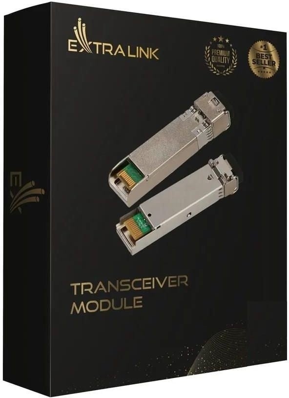 EXTRALINK Extralink SFP+ 10G 2-pack | Modulo SFP+ | 10Gbps, LC/UPC, 1310nm, 10km, singolo modo, DOM - RETI | TecnoCARE.net Sabaudia, Latina, Terracina, San Felice Circeo e Pontinia