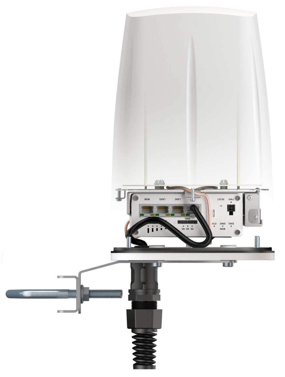 QUWIRELESS QuWireless AX09S Antenna Omni-Direzionale 4 dBi Guadagno 0.694-2.7 GHz - RETI | TecnoCARE.net Sabaudia, Latina, Terracina, San Felice Circeo e Pontinia