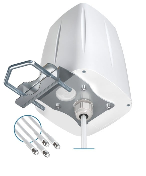 QUWIRELESS QuWireless AOLM4 antenna di rete Antenna omnidirezionale SMA 3 dBi - RETI | TecnoCARE.net Sabaudia, Latina, Terracina, San Felice Circeo e Pontinia