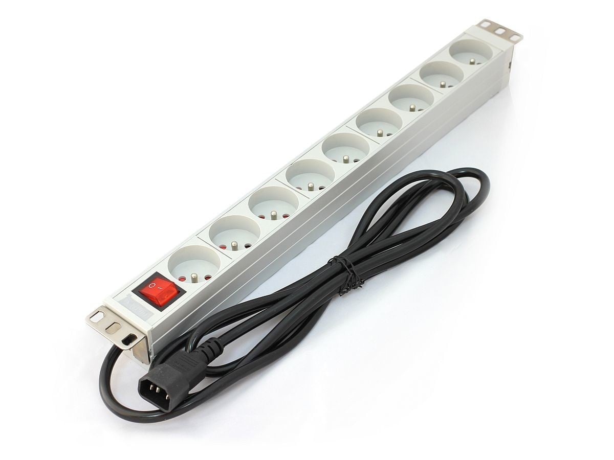 DIGITUS Digitus A-19-STRIP-4-IMP unità di distribuzione dell'energia (PDU) 9 presa(e) AC 1U Bianco - BATTERIE E ALIMENTATORI | TecnoCARE.net Sabaudia, Latina, Terracina, San Felice Circeo e Pontinia