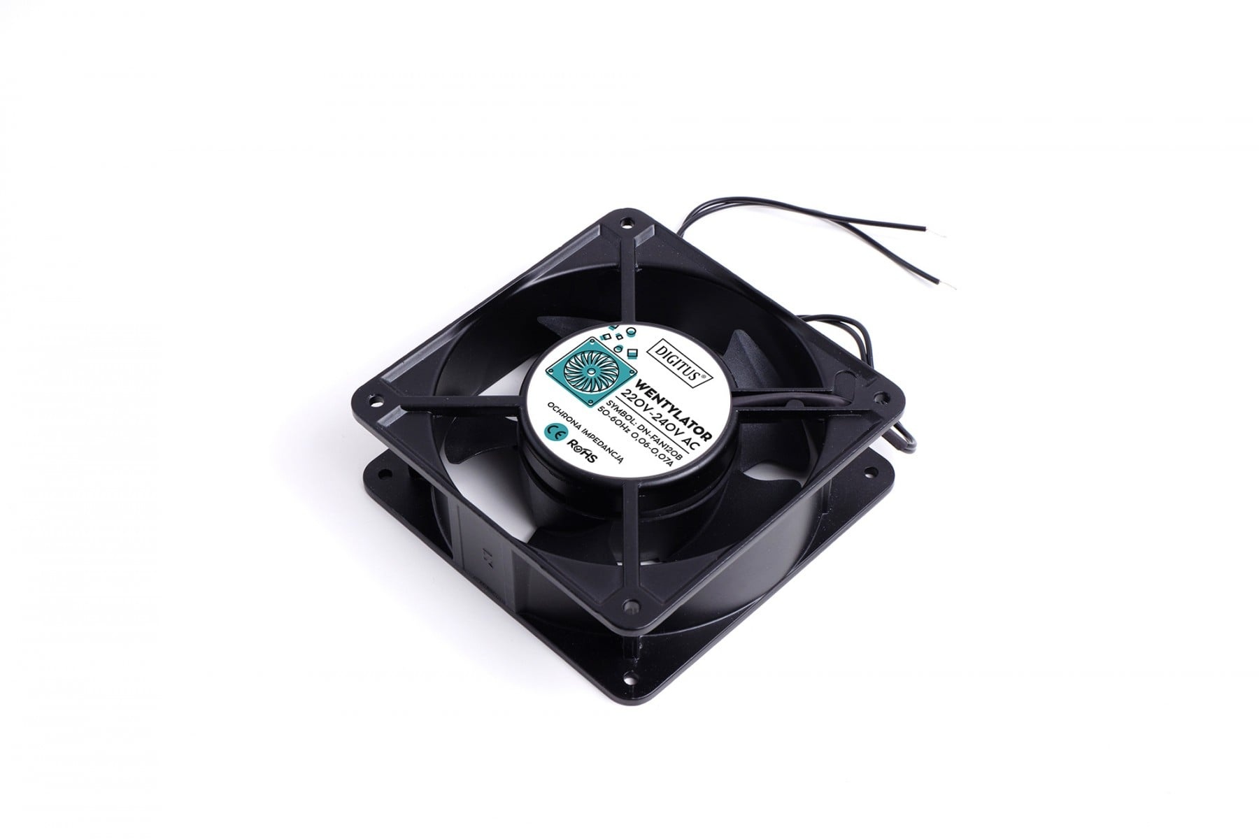 DIGITUS Digitus DN-FAN120B porta accessori Ventola di raffreddamento - COMPONENTI | TecnoCARE.net Sabaudia, Latina, Terracina, San Felice Circeo e Pontinia