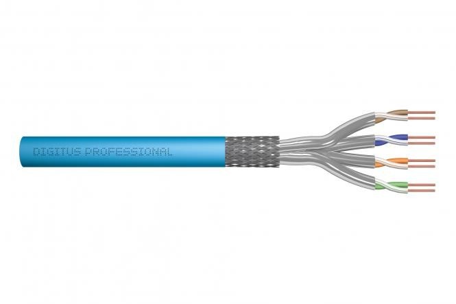 DIGITUS CAT 6A S-FTP installation cable, 500 MHz Eca (LSZH-1), AWG 23/1, 50 m, sx, blue - CAVI PER COMPUTER E PERIFERICHE | TecnoCARE.net Sabaudia, Latina, Terracina, San Felice Circeo e Pontinia