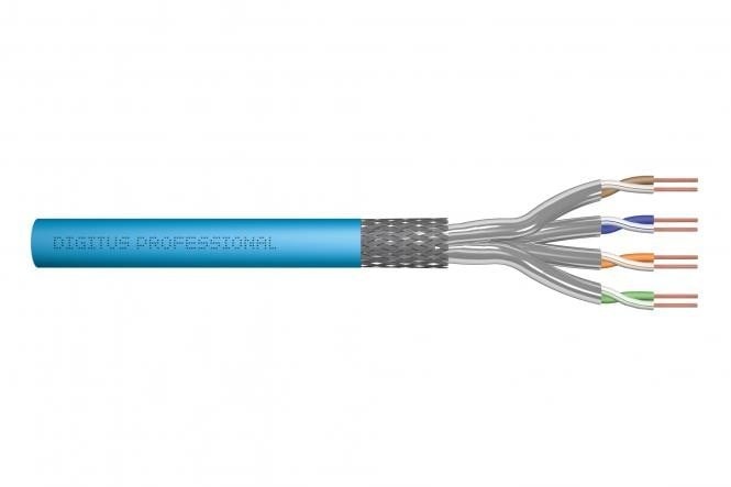 DIGITUS CAT 6A S-FTP installation cable, 500 MHz Eca (LSZH-1), AWG 23/1, 100 m, sx, blue - CAVI PER COMPUTER E PERIFERICHE | TecnoCARE.net Sabaudia, Latina, Terracina, San Felice Circeo e Pontinia