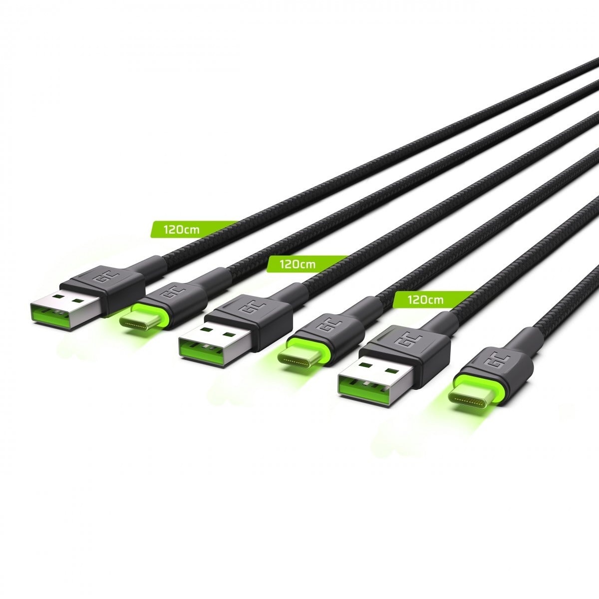 GREEN CELL Green Cell KABGCSET02 cavo USB 1,2 m USB A USB C Nero - CAVI PER COMPUTER E PERIFERICHE | TecnoCARE.net Sabaudia, Latina, Terracina, San Felice Circeo e Pontinia