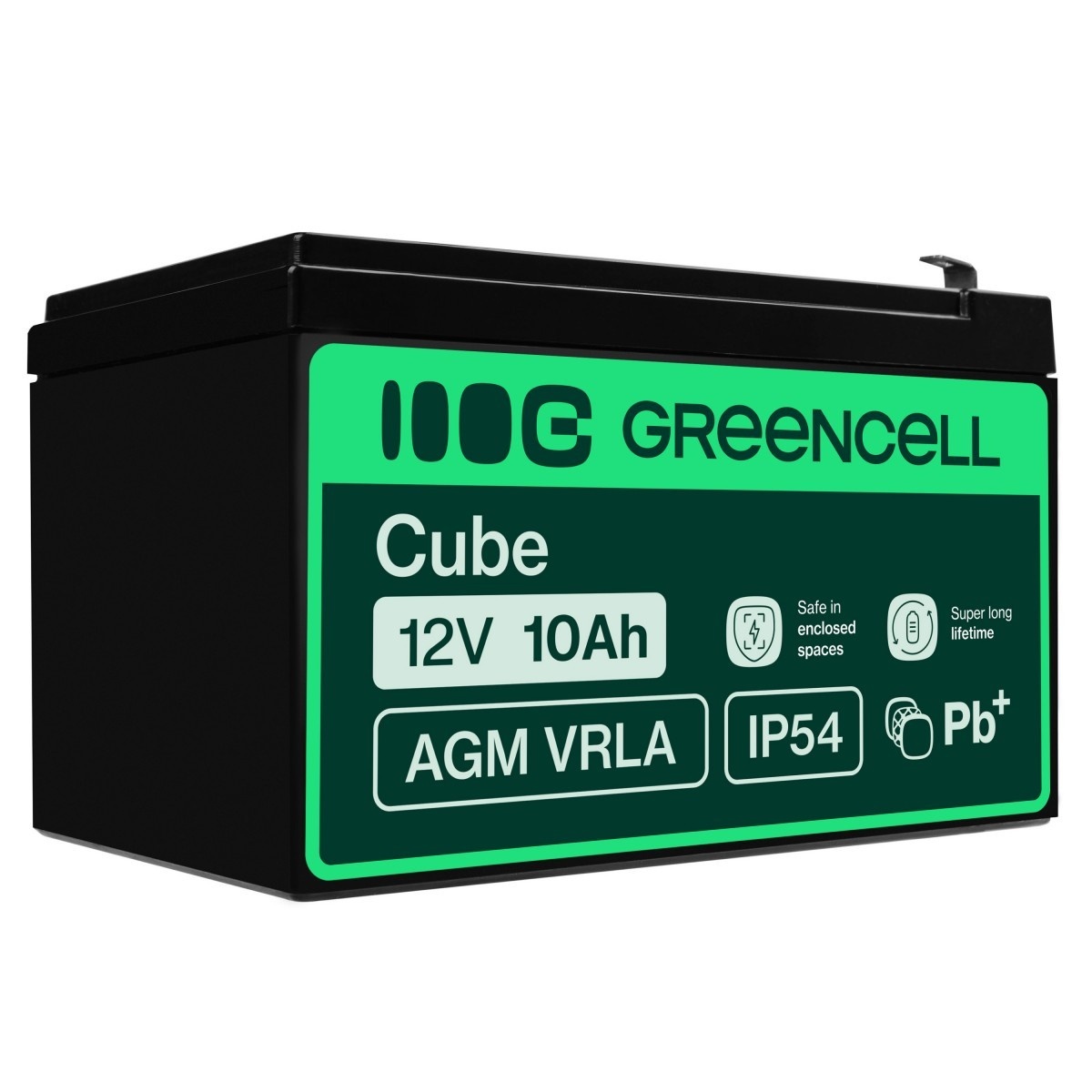 GREEN CELL Green Cell AGM Battery 12V 10Ah - Batteria - Mini (AAAA) - BATTERIE E ALIMENTATORI | TecnoCARE.net Sabaudia, Latina, Terracina, San Felice Circeo e Pontinia