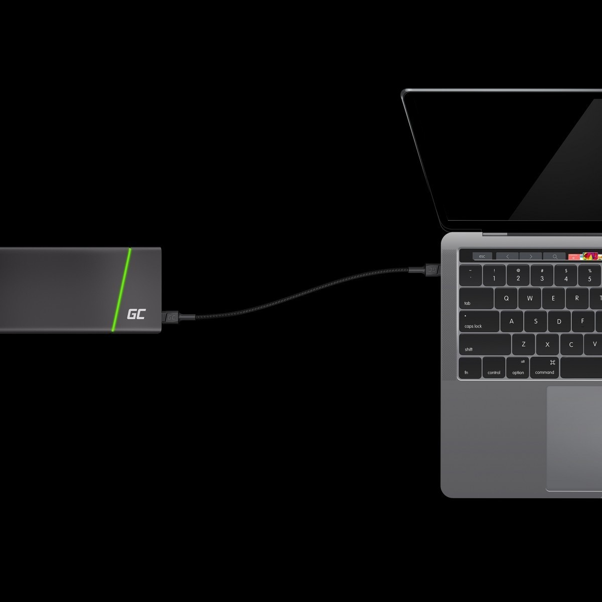 GREEN CELL Green Cell KABGC31 - 0,3 m - USB C - USB C - USB 2.0 - 480 Mbit/s - Nero - CAVI PER COMPUTER E PERIFERICHE | TecnoCARE.net Sabaudia, Latina, Terracina, San Felice Circeo e Pontinia