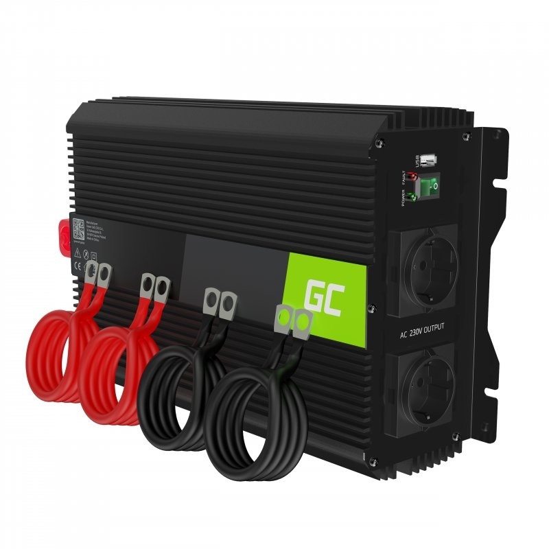 GREEN CELL Green Cell Inverter 12V do 230V 3000W/6000W Modified Sine Wave - BATTERIE E ALIMENTATORI | TecnoCARE.net Sabaudia, Latina, Terracina, San Felice Circeo e Pontinia