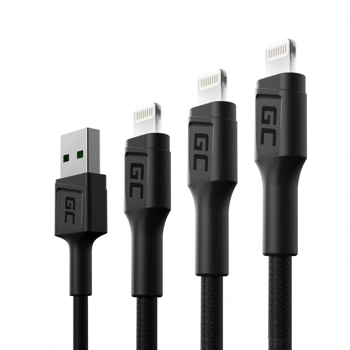 GREEN CELL Green Cell KABGCSET04 cavo Lightning 2 m Nero - CAVI PER COMPUTER E PERIFERICHE | TecnoCARE.net Sabaudia, Latina, Terracina, San Felice Circeo e Pontinia