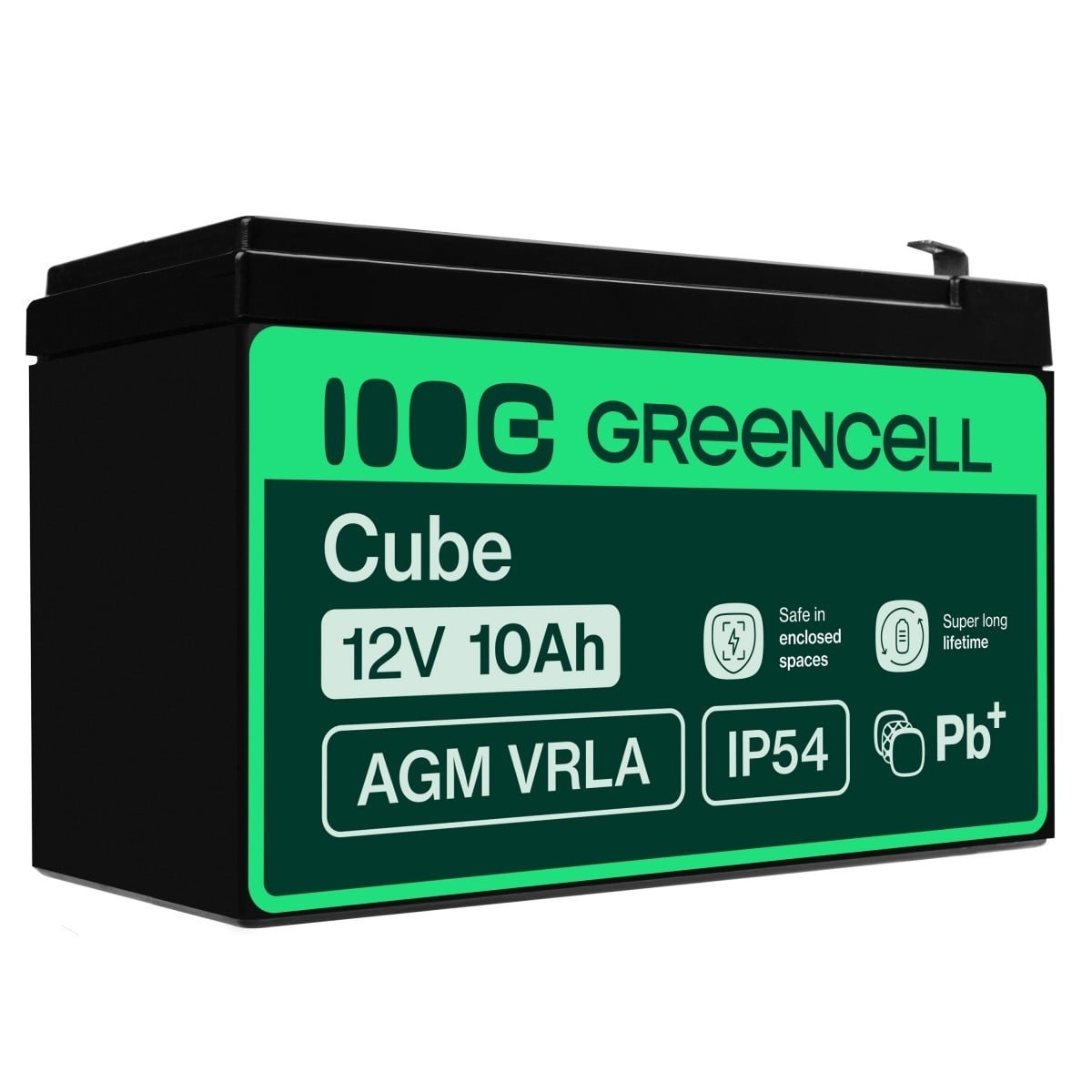 GREEN CELL Green Cell AGM Battery Lead Acid 12V 10Ah Maintenance Free for UPS and - Batteria - 10000 mAh - BATTERIE E ALIMENTATORI | TecnoCARE.net Sabaudia, Latina, Terracina, San Felice Circeo e Pontinia