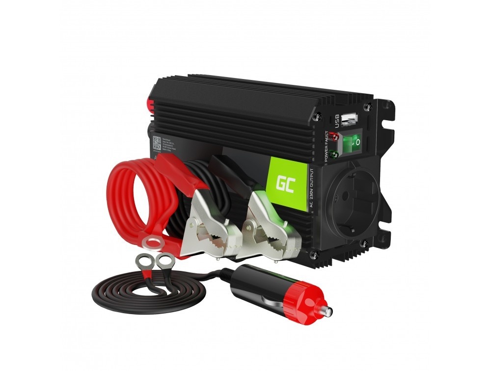 GREEN CELL Green Cell INVGC02 - Auto - 230 V - 24 V - Nero - 150 mm - 106 mm - BATTERIE E ALIMENTATORI | TecnoCARE.net Sabaudia, Latina, Terracina, San Felice Circeo e Pontinia