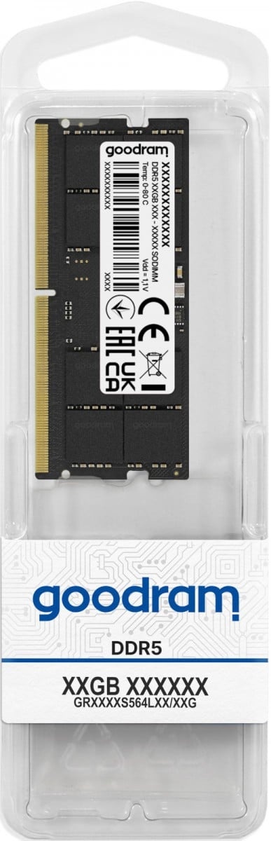 GOODRAM Goodram GR5600D564L46S/16G modulo di memoria 16 GB 1 x 16 GB DDR5 - COMPONENTI | TecnoCARE.net Sabaudia, Latina, Terracina, San Felice Circeo e Pontinia