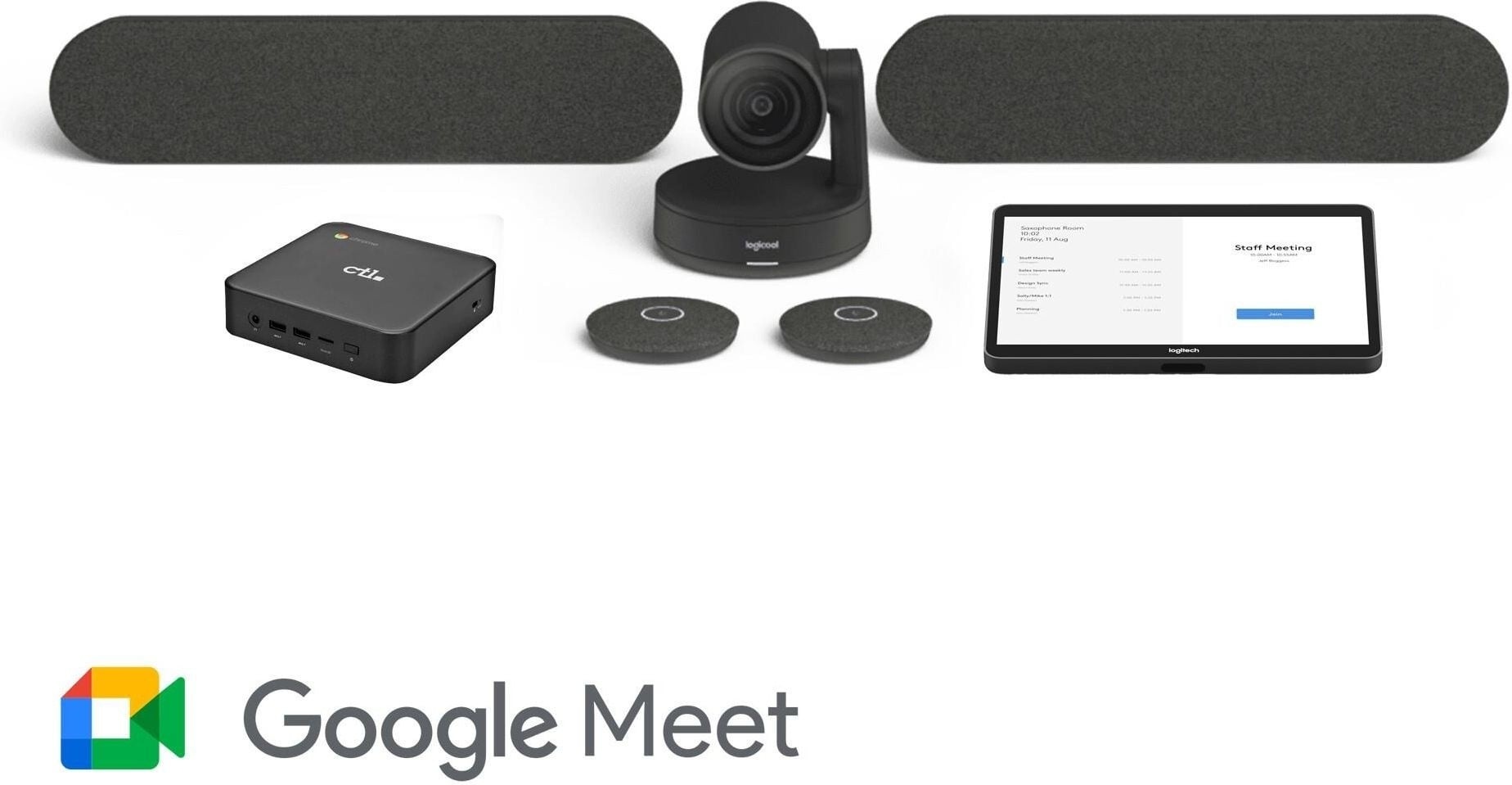 LOGITECH Logitech Room Solution Google Large - Cat5e - ATTREZZATURE PER CONFERENZE | TecnoCARE.net Sabaudia, Latina, Terracina, San Felice Circeo e Pontinia