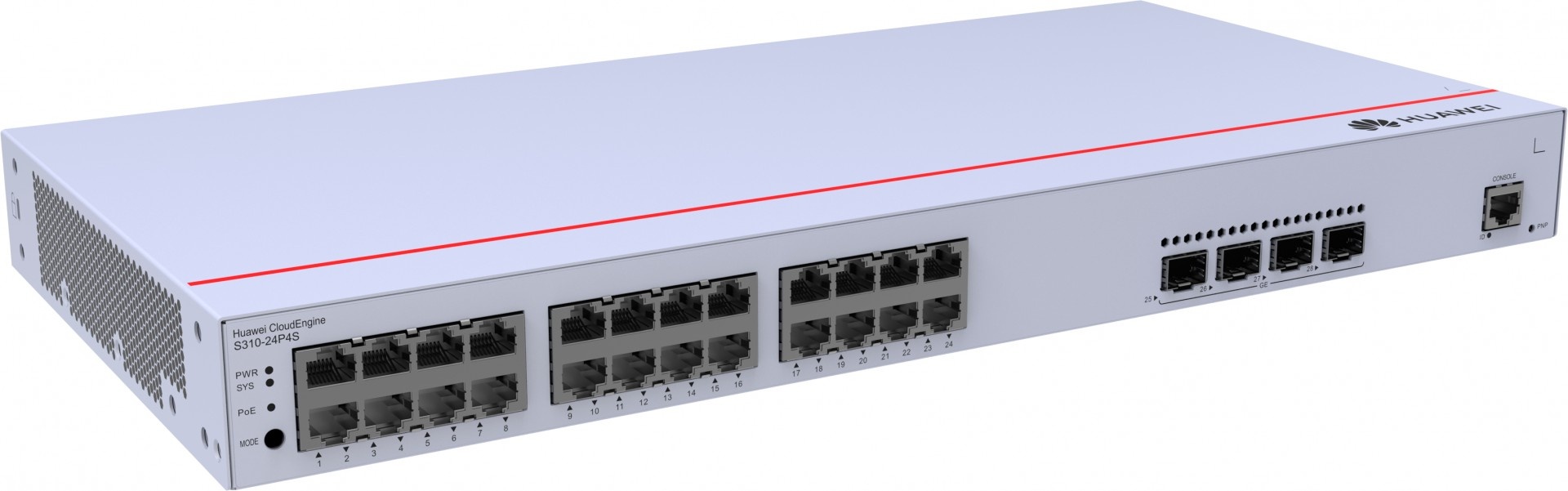 HUAWEI Huawei Switch S310-24P4S (24*GE ports, 4*GE SFP ports, PoE+, AC power) - RETI | TecnoCARE.net Sabaudia, Latina, Terracina, San Felice Circeo e Pontinia