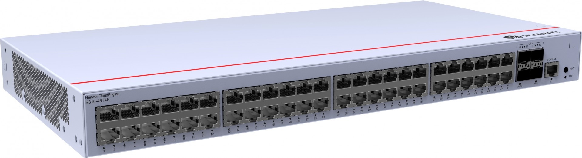 HUAWEI Huawei Switch S310-48T4S (48*GE ports, 4*GE SFP ports, AC power) - RETI | TecnoCARE.net Sabaudia, Latina, Terracina, San Felice Circeo e Pontinia