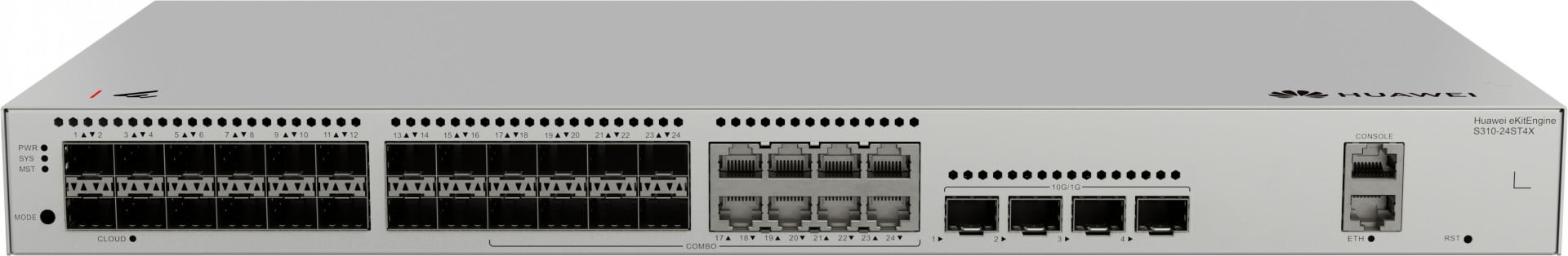 HUAWEI HUAWEI eKit S310 Series S310-24ST4X Gestito L2+ Gigabit Ethernet (10/100/1000) 1U Grigio - RETI | TecnoCARE.net Sabaudia, Latina, Terracina, San Felice Circeo e Pontinia