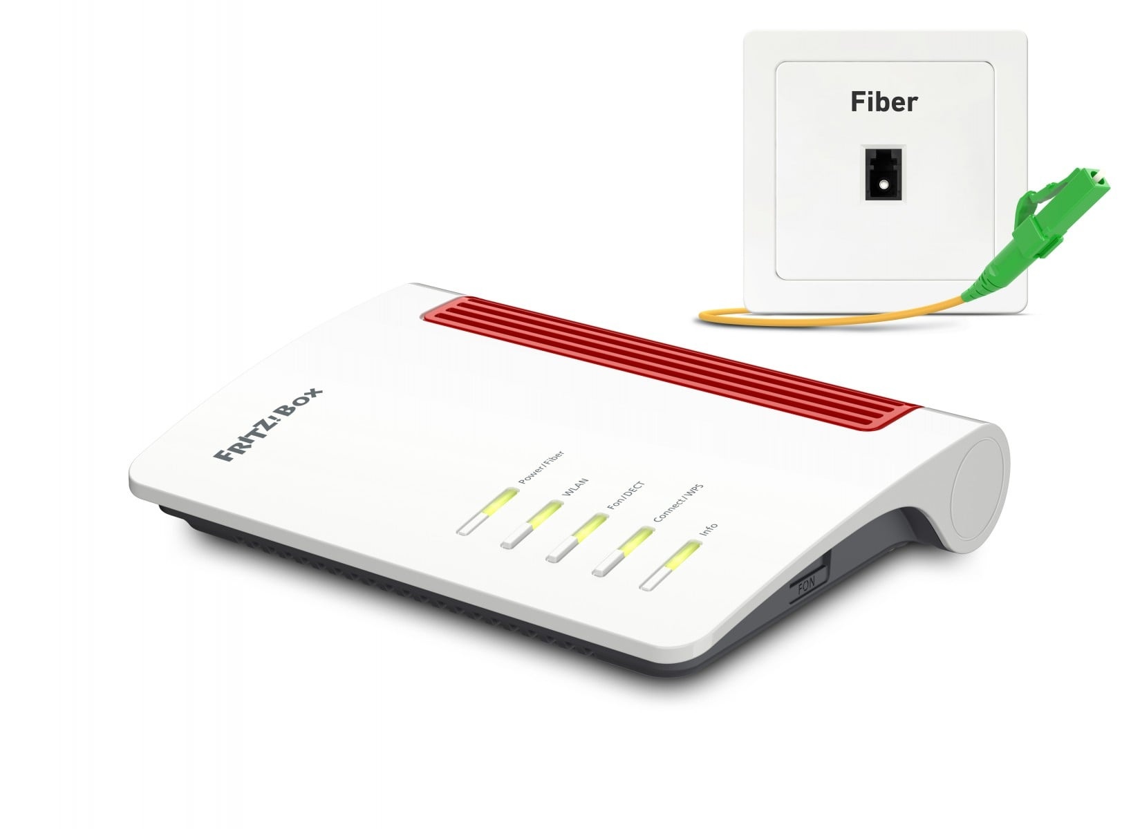 FRITZ! FRITZ!Box 5530 (WITH SFP XGSPON) router wireless Gigabit Ethernet Dual-band (2.4 GHz/5 GHz) Bianco - RETI | TecnoCARE.net Sabaudia, Latina, Terracina, San Felice Circeo e Pontinia
