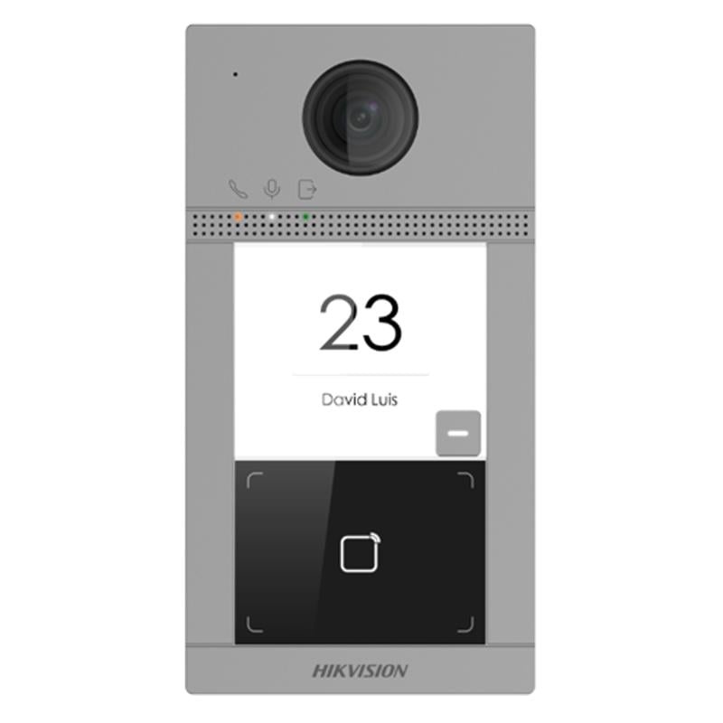 HIKVISION Hikvision DS-KV8113-WME1(C) Stazione Porta Metallica per Villa con 1 Pulsante - ACCESSO E CONTROLLO | TecnoCARE.net Sabaudia, Latina, Terracina, San Felice Circeo e Pontinia