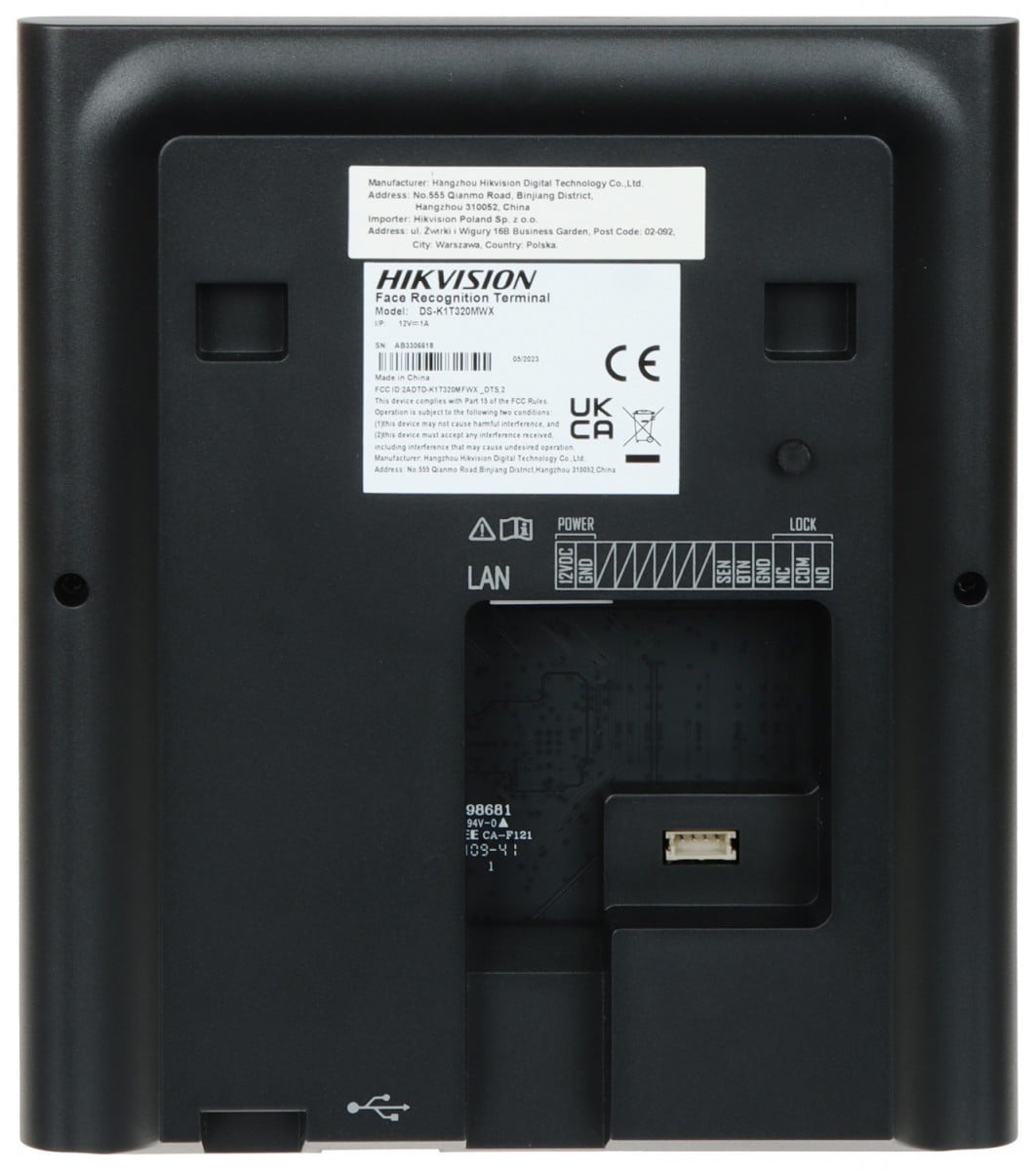 HIKVISION Hikvision DS-K1T320MWX Terminale di Controllo Accessi - ACCESSO E CONTROLLO | TecnoCARE.net Sabaudia, Latina, Terracina, San Felice Circeo e Pontinia