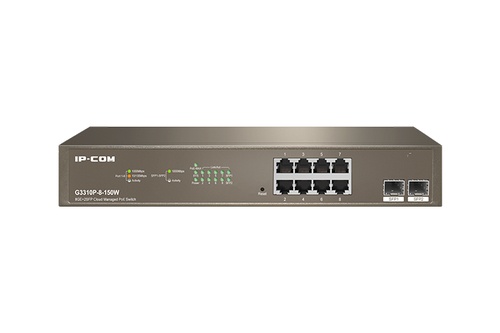 IP-COM IP-COM SWITCH POE CLOUD MANAGED 8GE+2SFP - SWITCH E HUB | TecnoCARE.net Sabaudia, Latina, Terracina, San Felice Circeo e Pontinia