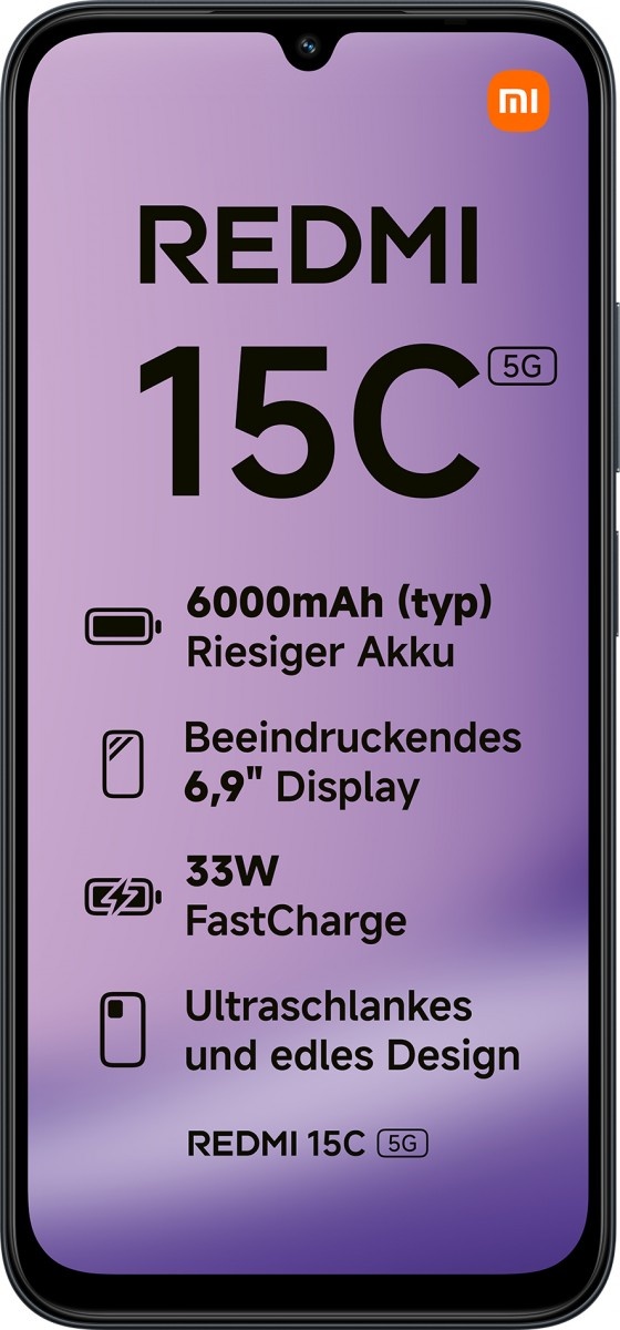 XIAOMI Xiaomi Redmi 15C 17,5 cm (6,9") 5G USB Type-C 4 GB 128 GB 6000 mAh Nero - DISPOSITIVI DI COMUNICAZIONE MOBILE | TecnoCARE.net Sabaudia, Latina, Terracina, San Felice Circeo e Pontinia
