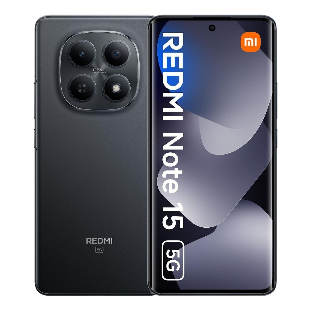 XIAOMI Xiaomi Redmi Note 15 5G 17,2 cm (6.77") 8 GB 256 GB 5520 mAh Nero - DISPOSITIVI DI COMUNICAZIONE MOBILE | TecnoCARE.net Sabaudia, Latina, Terracina, San Felice Circeo e Pontinia