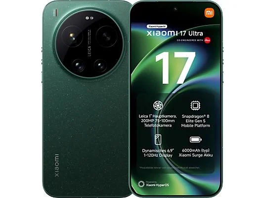 XIAOMI Xiaomi 17 Ultra 17,5 cm (6.9") 5G 16 GB 512 GB 6000 mAh Verde - DISPOSITIVI DI COMUNICAZIONE MOBILE | TecnoCARE.net Sabaudia, Latina, Terracina, San Felice Circeo e Pontinia