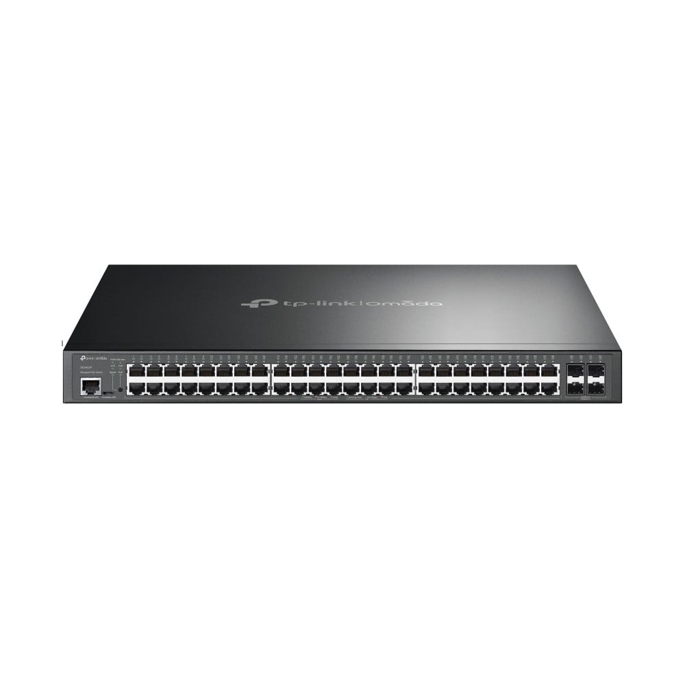 TP-LINK TP-Link JetStream TL-SG3452P switch di rete Gestito L2/L3 Gigabit Ethernet (10/100/1000) Supporto Power over Ethernet (PoE) 1U Nero - RETI | TecnoCARE.net Sabaudia, Latina, Terracina, San Felice Circeo e Pontinia