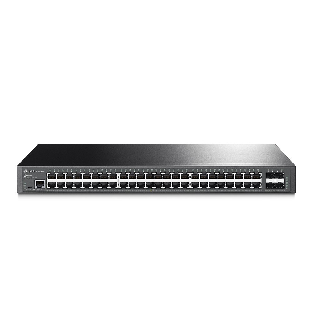 TP-LINK TP-Link JetStream TL-SG3452 switch di rete Gestito L2 Gigabit Ethernet (10/100/1000) 1U Nero - RETI | TecnoCARE.net Sabaudia, Latina, Terracina, San Felice Circeo e Pontinia