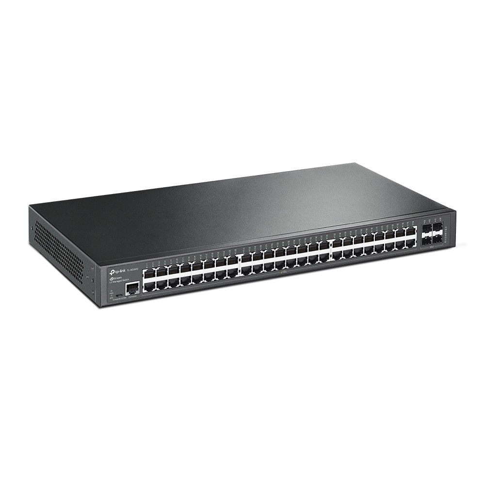 TP-LINK TP-Link JetStream TL-SG3452 switch di rete Gestito L2 Gigabit Ethernet (10/100/1000) 1U Nero - RETI | TecnoCARE.net Sabaudia, Latina, Terracina, San Felice Circeo e Pontinia