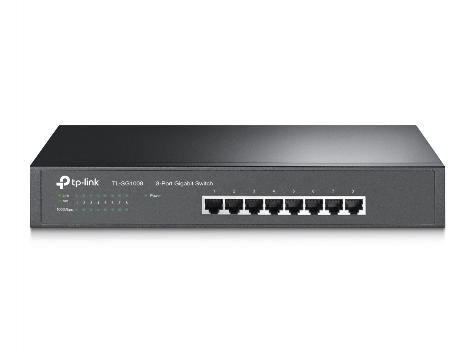 TP-LINK TP-Link TL-SG1008 switch di rete Non gestito Gigabit Ethernet (10/100/1000) Nero - RETI | TecnoCARE.net Sabaudia, Latina, Terracina, San Felice Circeo e Pontinia