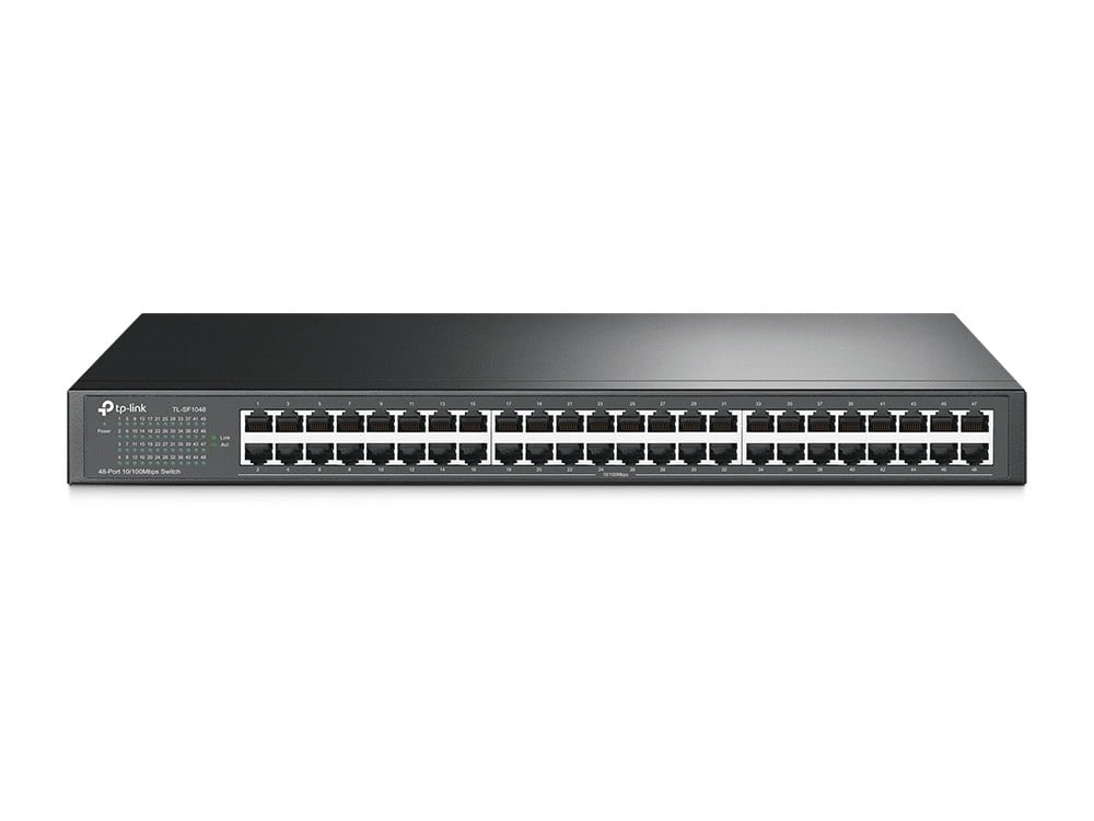 TP-LINK TP-Link TL-SF1048 switch di rete Non gestito Fast Ethernet (10/100) 1U Nero - RETI | TecnoCARE.net Sabaudia, Latina, Terracina, San Felice Circeo e Pontinia