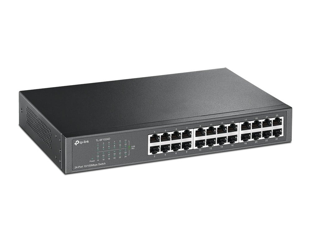 TP-LINK TP-Link TL-SF1024D switch di rete Non gestito Fast Ethernet (10/100) Grigio - RETI | TecnoCARE.net Sabaudia, Latina, Terracina, San Felice Circeo e Pontinia