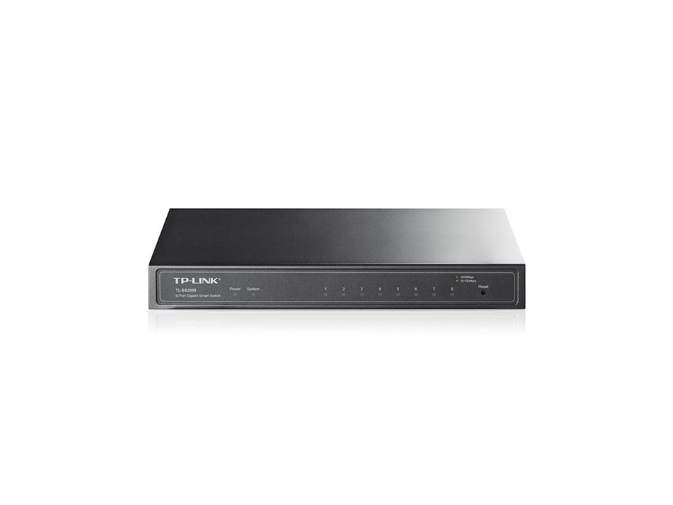 TP-LINK TP-Link JetStream TL-SG2008 switch di rete Gestito L2/L2+ Gigabit Ethernet (10/100/1000) Nero - RETI | TecnoCARE.net Sabaudia, Latina, Terracina, San Felice Circeo e Pontinia
