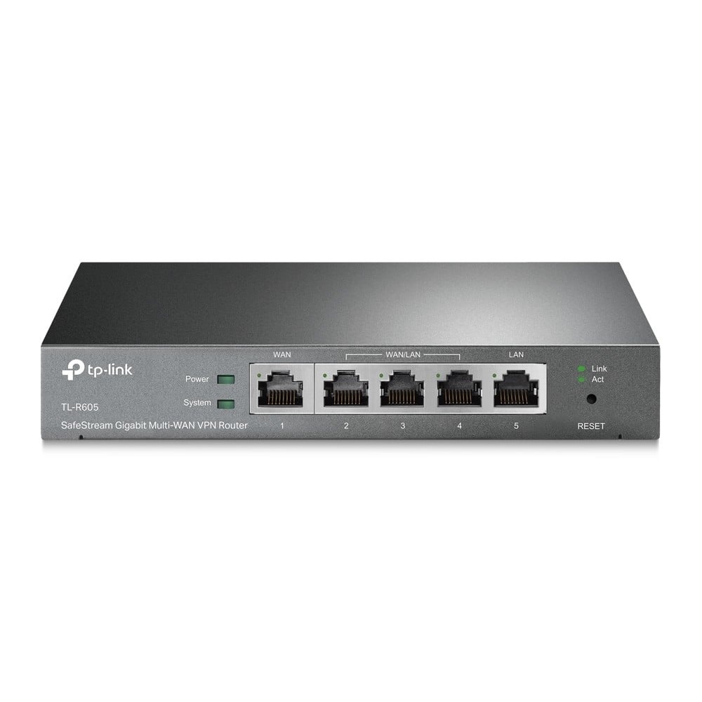 TP-LINK TP-Link TL-R605 SafeStream Router VPN Multi-WAN Gigabit - RETI | TecnoCARE.net Sabaudia, Latina, Terracina, San Felice Circeo e Pontinia