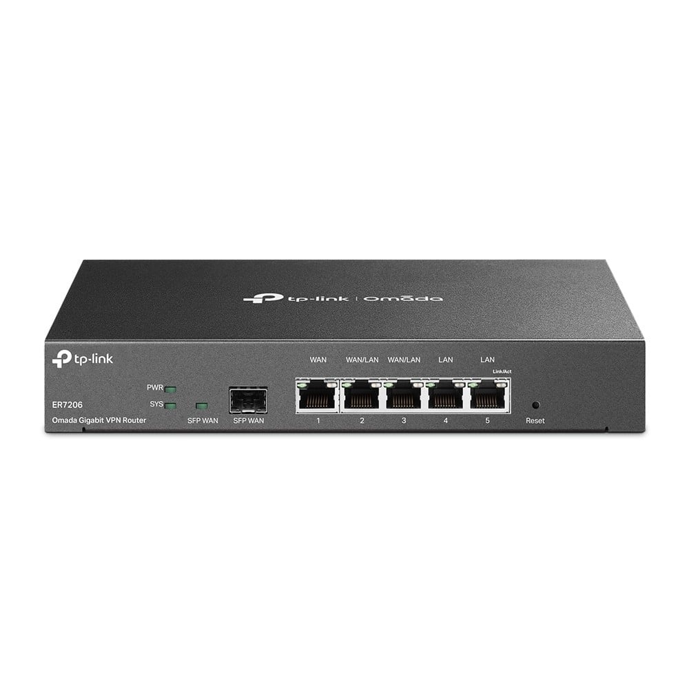 TP-LINK TP-Link TL-ER7206 router cablato Gigabit Ethernet Nero - RETI | TecnoCARE.net Sabaudia, Latina, Terracina, San Felice Circeo e Pontinia