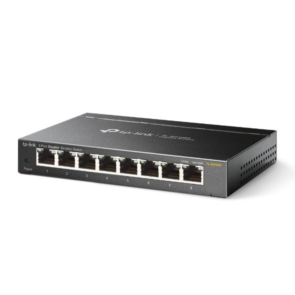 TP-LINK TP-Link Omada TL-SG108S switch di rete Non gestito Gigabit Ethernet (10/100/1000) Nero - RETI | TecnoCARE.net Sabaudia, Latina, Terracina, San Felice Circeo e Pontinia