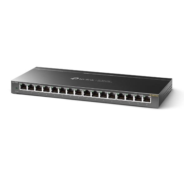 TP-LINK TP-Link TL-SG116E Non gestito L2 Gigabit Ethernet (10/100/1000) Nero - RETI | TecnoCARE.net Sabaudia, Latina, Terracina, San Felice Circeo e Pontinia